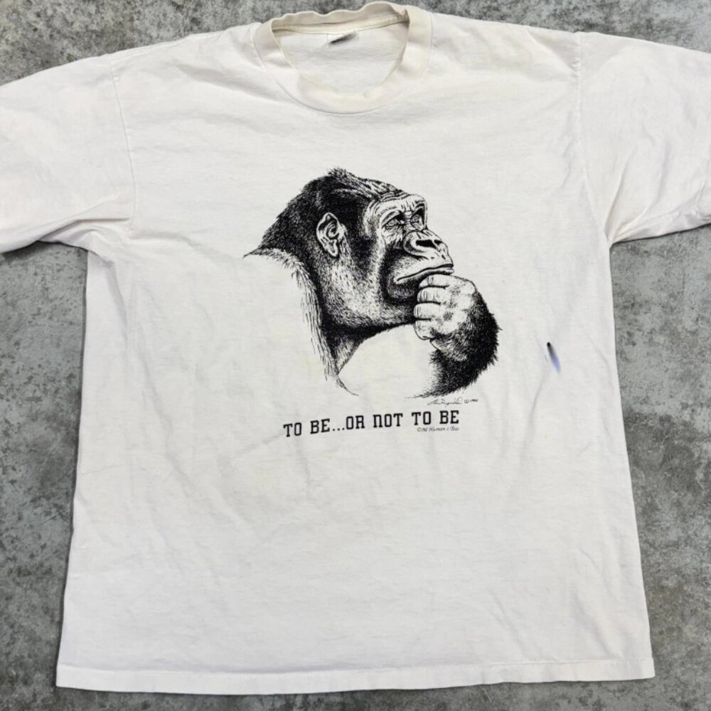 Gorilla To Be Or Not To Be T-Shirt 90s